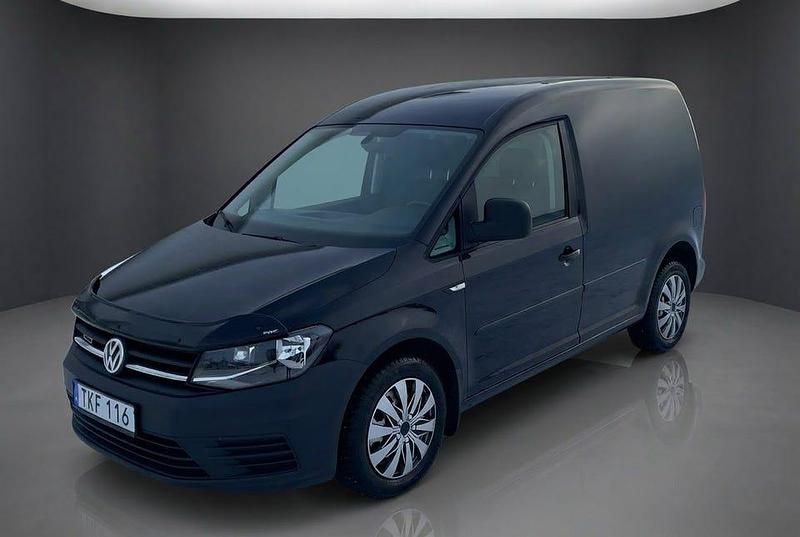 Begagnad VW Caddy 122 HK (89 kW) 2018 Svart Minibuss