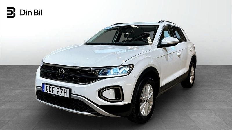 Vit Begagnad 2022 VW T-Roc Pro SUV | 224 900 kr (Marknadspris) - Bild 1/4
