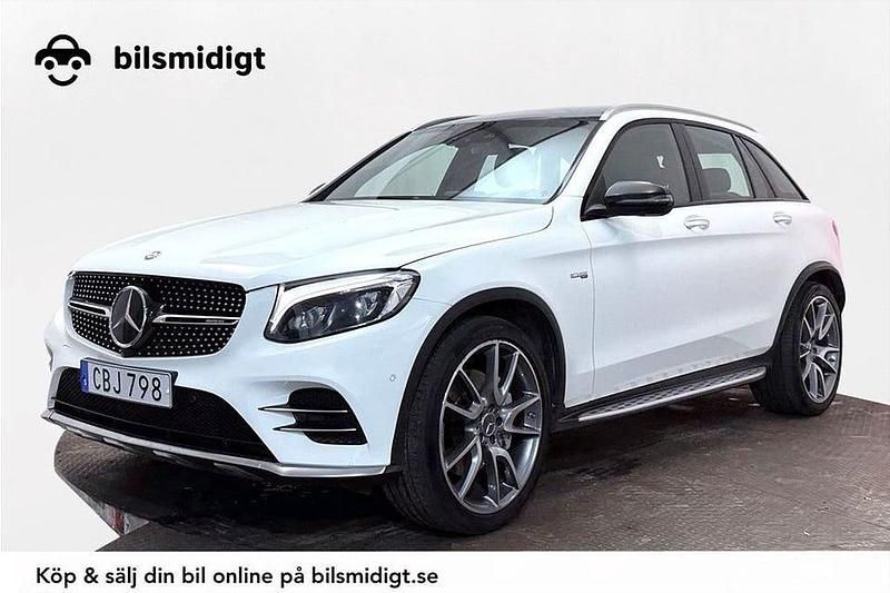 Vit Begagnad 2017 Mercedes GLC43 AMG AMG SUV | 369 900 kr (Superpris) - Bild 1/3