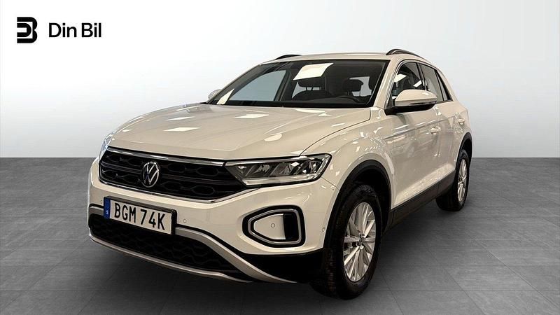 Vit Begagnad 2022 VW T-Roc Pro SUV | 269 900 kr (Marknadspris) - Bild 1/4