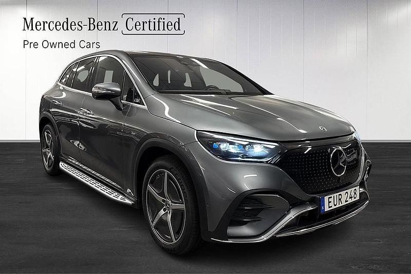 Begagnad Mercedes EQE500 AMG line 300 kW (408 HK) 2023 Grå SUV