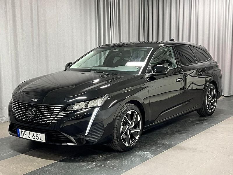 Svart Begagnad 2022 Peugeot 308 Allure Kombi | 219 800 kr (Marknadspris) - Bild 1/4