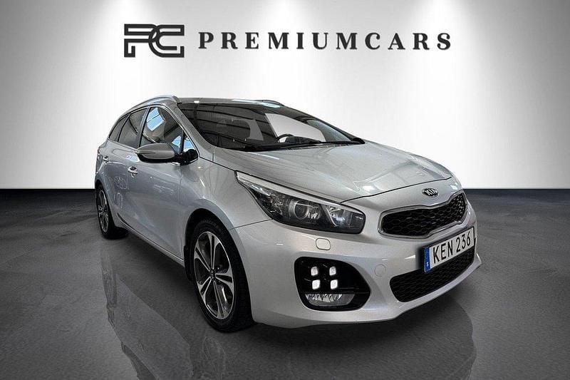 Grå Begagnad 2015 Kia Ceed Sportswagon GT-Line Kombi | 84 900 kr (Marknadspris) - Bild 1/4