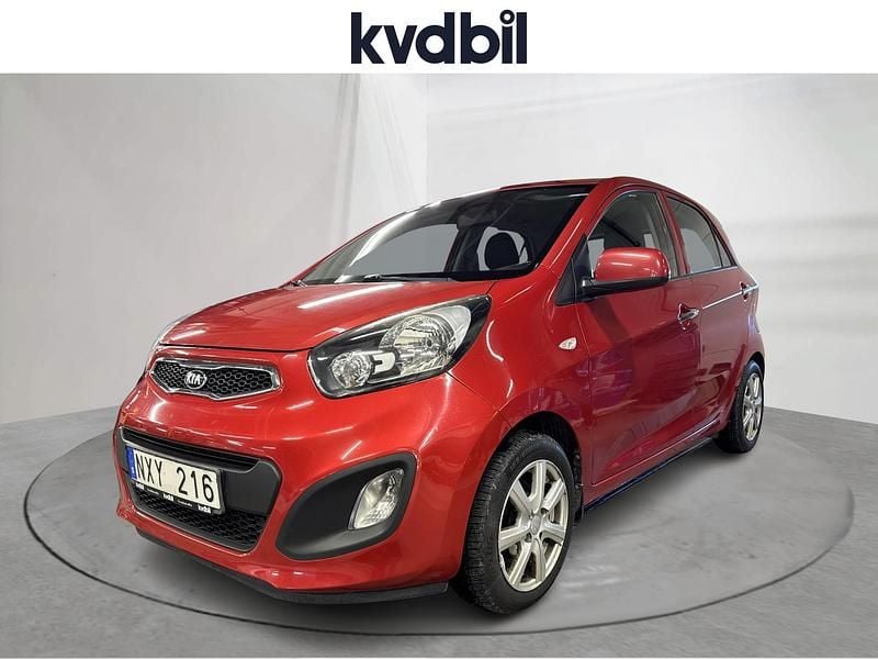 Begagnad Kia Picanto 69 HK (50 kW) 2013 Röd Halvkombi