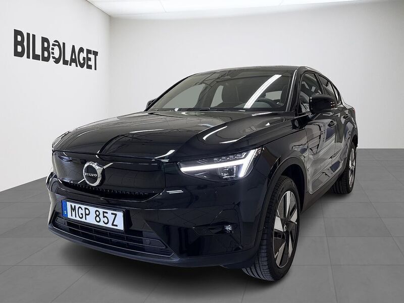 Svart Begagnad 2024 Volvo EC40 Single Motor Extended Range SUV | 468 500 kr (Dyr) - Bild 1/4