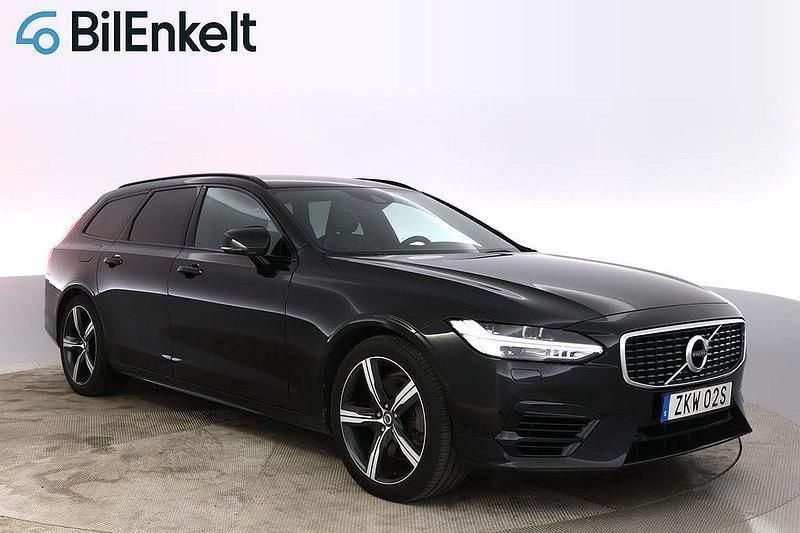 Svart Begagnad 2020 Volvo V90 R-Design Kombi | 318 900 kr (Superpris) - Bild 1/4