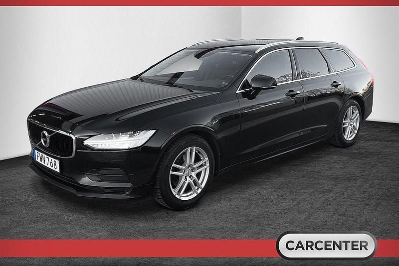 Svart Begagnad 2018 Volvo V90 Momentum Kombi | 164 500 kr (Bra pris) - Bild 1/4