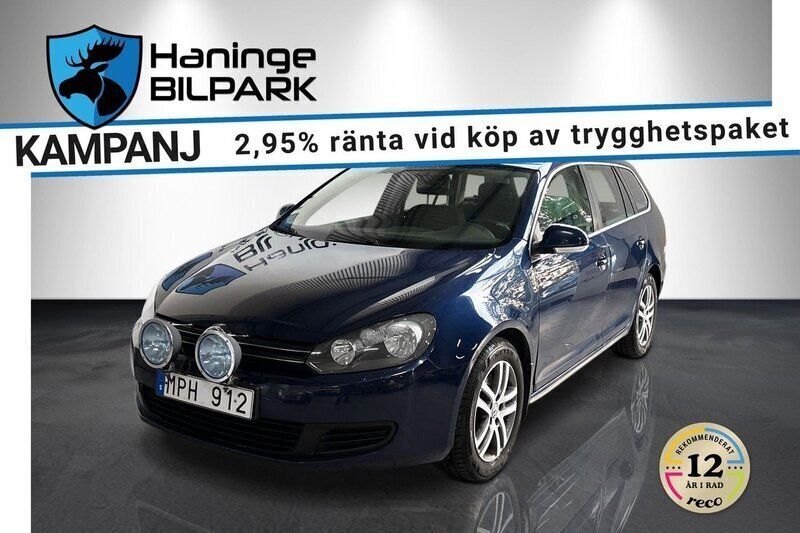Blå Begagnad 2010 VW Golf VI Kombi | 69 900 kr (Marknadspris) - Bild 1/2