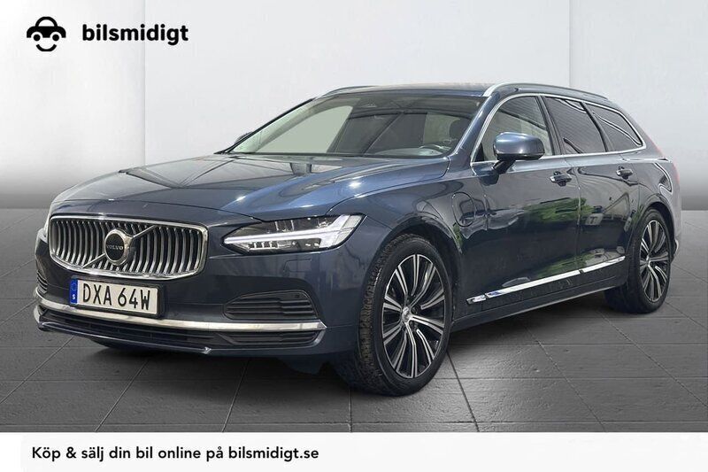 Mörkblå (blå) Begagnad 2022 Volvo V90 Inscription Kombi | 315 900 kr (Bra pris) - Bild 1/3