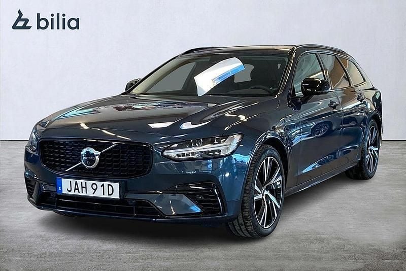 Blå Begagnad 2023 Volvo V90 Ultimate Kombi | 409 000 kr (Superpris) - Bild 1/4