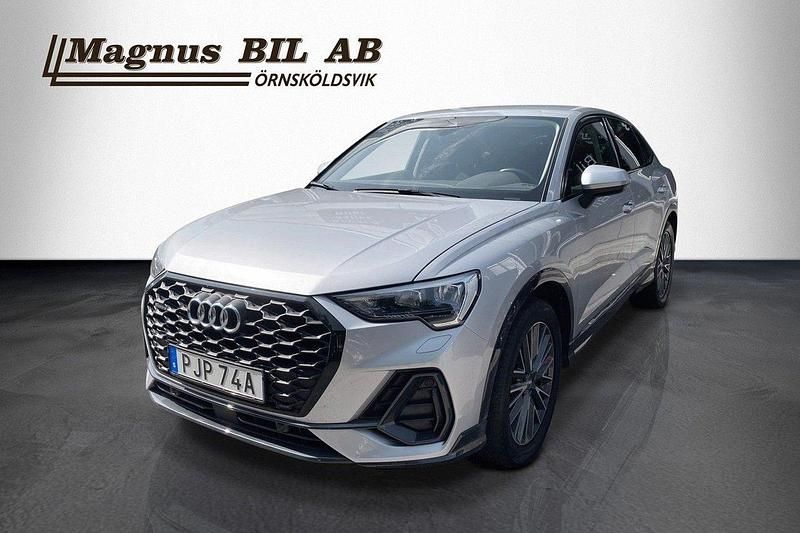 Silver Begagnad 2020 Audi Q3 Sportback SUV | 349 900 kr (Dyr) - Bild 1/4