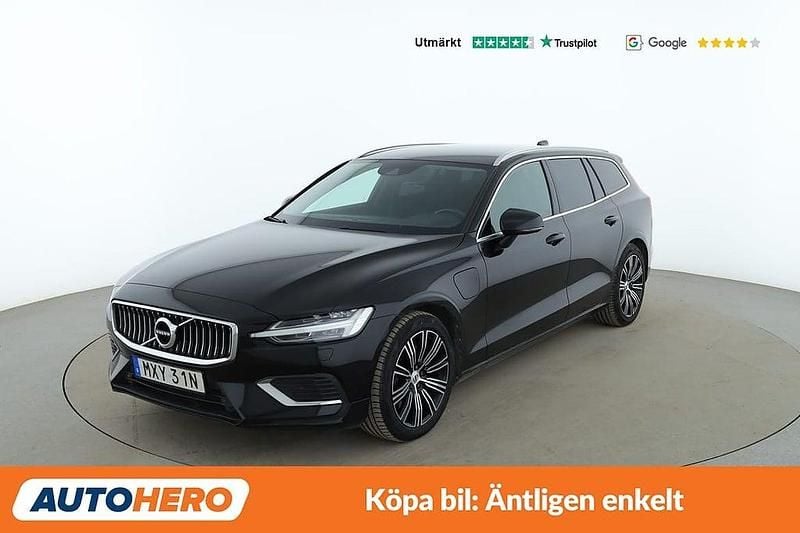 Svart Begagnad 2021 Volvo V60 Inscription Kombi | 288 000 kr (Bra pris) - Bild 1/4