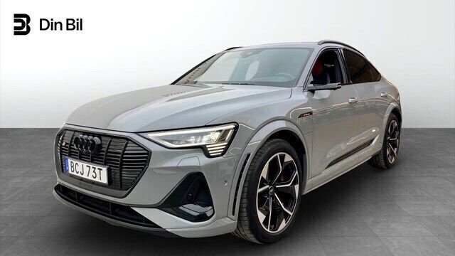 Grå Begagnad 2021 Audi e-tron Exclusive SUV | 499 000 kr - Bild 1/4