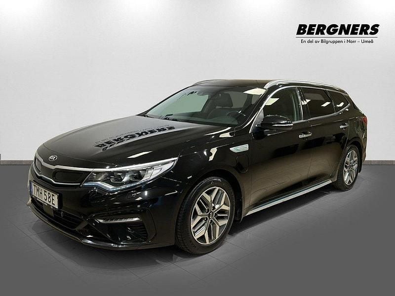 Svart Begagnad 2019 Kia Optima Hybrid Advance Sedan | 219 900 kr (Marknadspris) - Bild 1/4