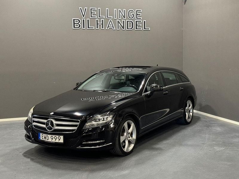 Svart Begagnad 2014 Mercedes CLS350 Shooting Brake Kombi | 159 900 kr - Bild 1/4