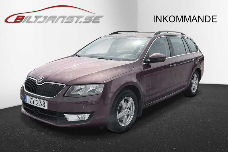 Brun Begagnad 2015 Skoda Octavia Ambition Kombi | 99 500 kr - Bild 1/4