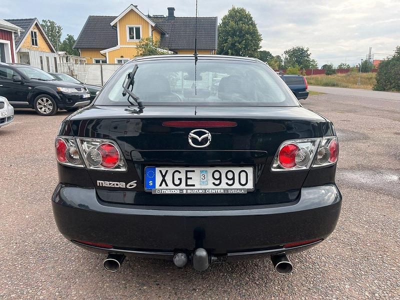 Svart Begagnad 2005 Mazda 6 Inclusive Halvkombi | 34 900 kr (Lite dyr) - Bild 1/4
