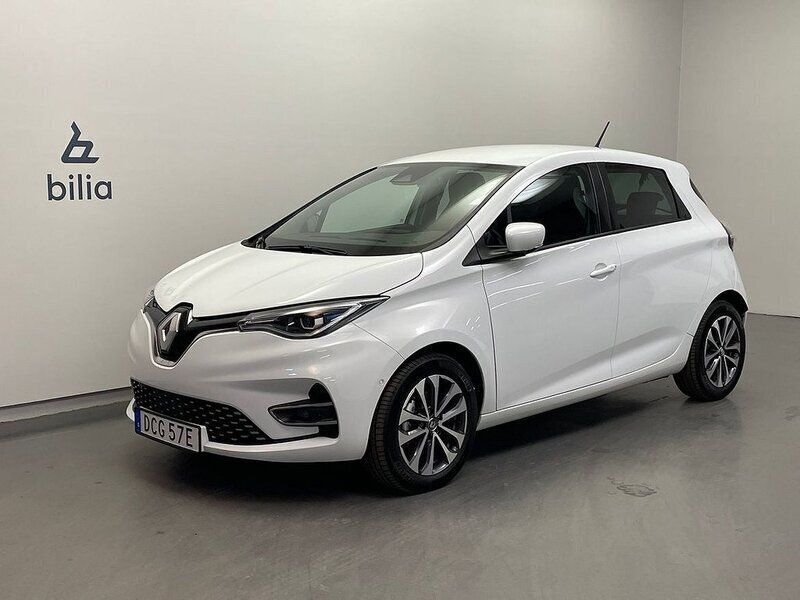 Vit Begagnad 2021 Renault Zoe Intens Halvkombi | 199 500 kr (Lite dyr) - Bild 1/2