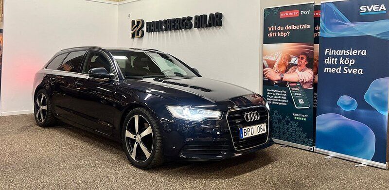 Blå Begagnad 2012 Audi A6 Ambition Kombi | 154 900 kr (Marknadspris) - Bild 1/4