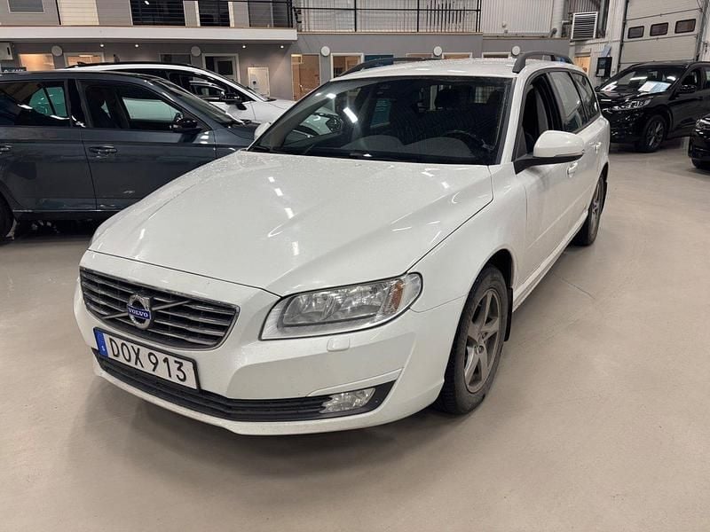 Vit Begagnad 2014 Volvo V70 Kinetic Kombi | 134 000 kr (Lite dyr) - Bild 1/3
