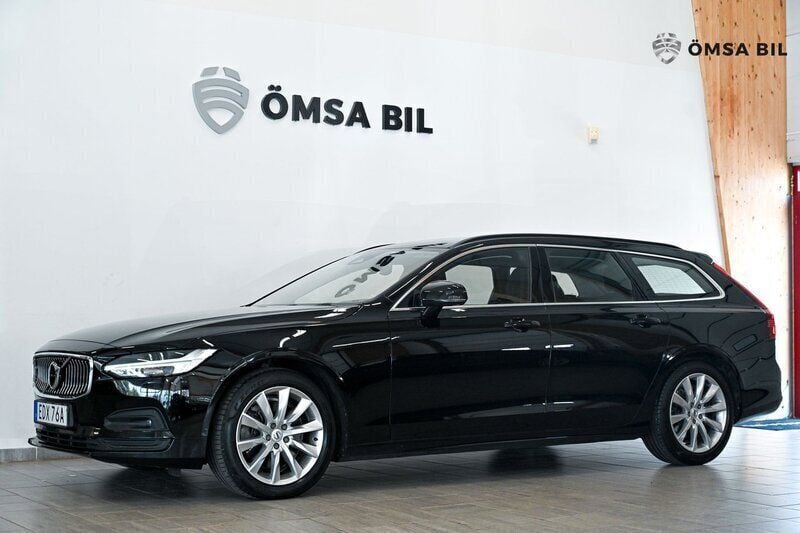 Svart Begagnad 2021 Volvo V90 SE Kombi | 338 800 kr (Bra pris) - Bild 1/4