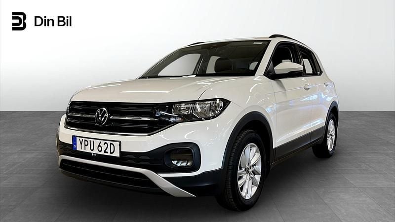 Vit Begagnad 2021 VW T-Cross Life SUV | 169 500 kr (Bra pris) - Bild 1/4