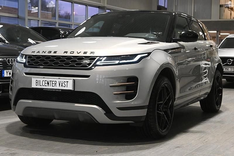 Grå Begagnad 2019 Land Rover Range Rover evoque R-Dynamic SUV | 334 000 kr (Marknadspris) - Bild 1/4