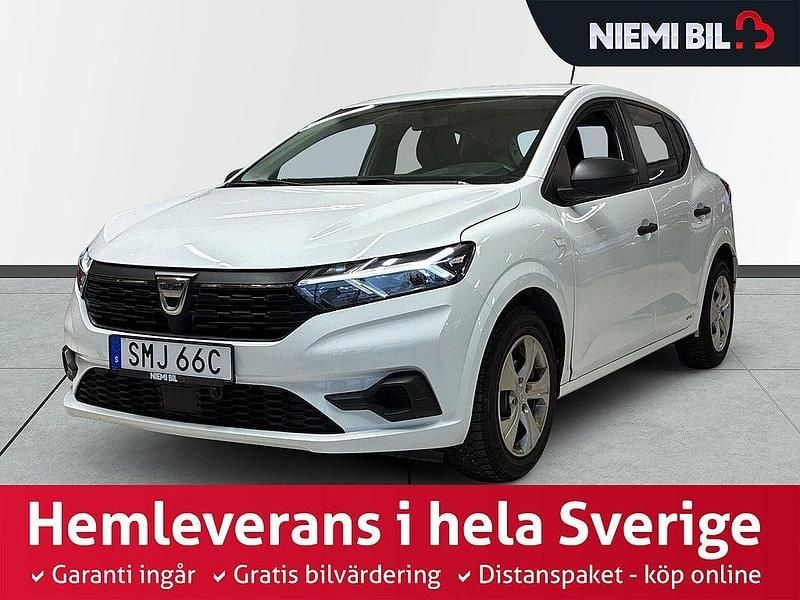 Vit Begagnad 2021 Dacia Sandero Halvkombi | 119 900 kr (Marknadspris) - Bild 1/3
