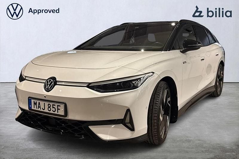 Vit Begagnad 2024 VW ID.7 GTX Kombi | 579 000 kr (Marknadspris) - Bild 1/3