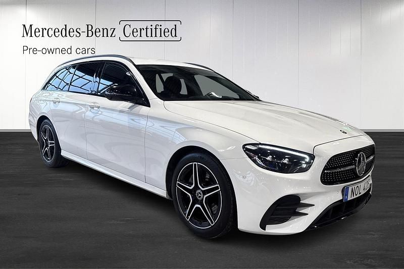 Begagnad Mercedes E220 AMG 194 HK (142 kW) 2020 Vit Kombi