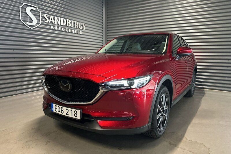 Röd Begagnad 2018 Mazda CX-5 Optimum SUV | 247 500 kr (Marknadspris) - Bild 1/4