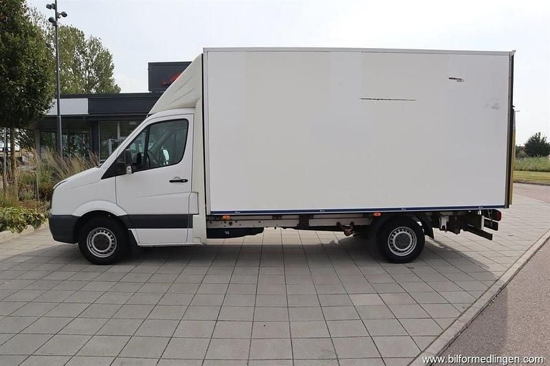 Vit svart Begagnad 2015 VW Crafter Van | 84 900 kr (Marknadspris) - Bild 1/4
