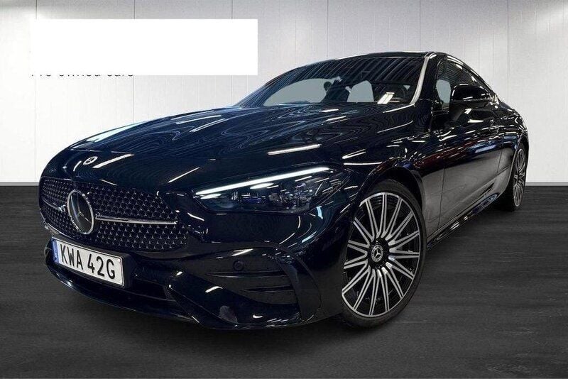 Svart Begagnad 2024 Mercedes CLE450 AMG line Sportkupé | 847 000 kr - Bild 1/4