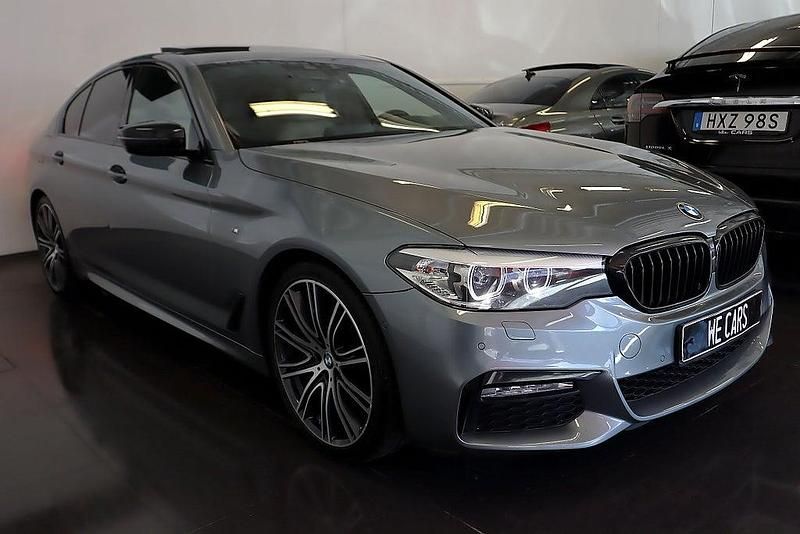 Begagnad BMW 530 M Sport 266 HK (195 kW) 2017 Blå Sedan