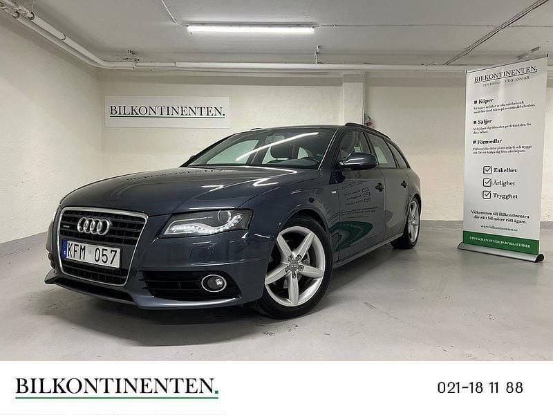 Grå Begagnad 2009 Audi A4 S-Line Kombi | 84 800 kr (Marknadspris) - Bild 1/4