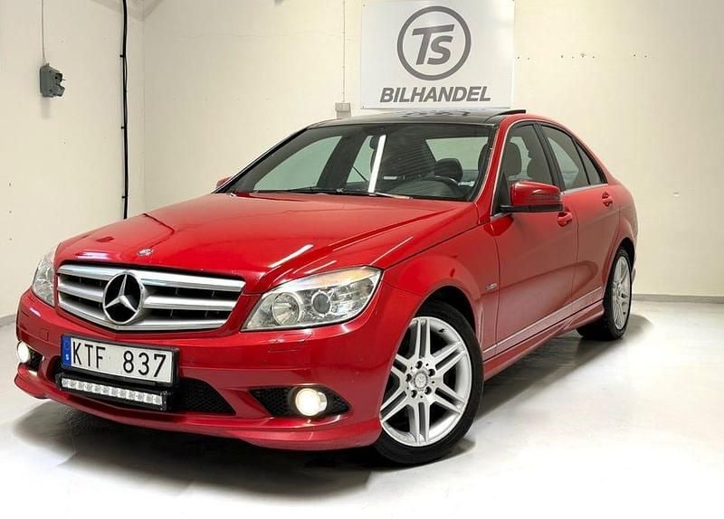 Begagnad Mercedes C180 AMG 156 HK (114 kW) 2010 Röd
