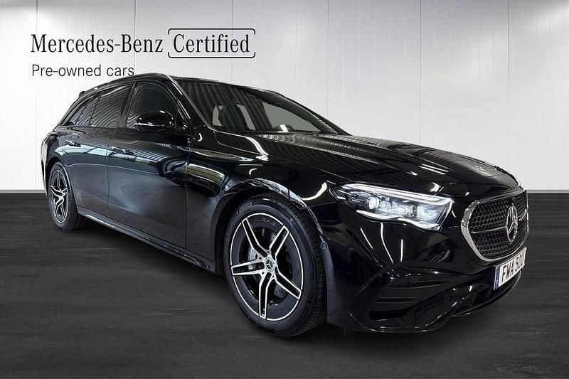 Begagnad Mercedes E300 AMG line 313 HK (230 kW) 2024 Svart Kombi