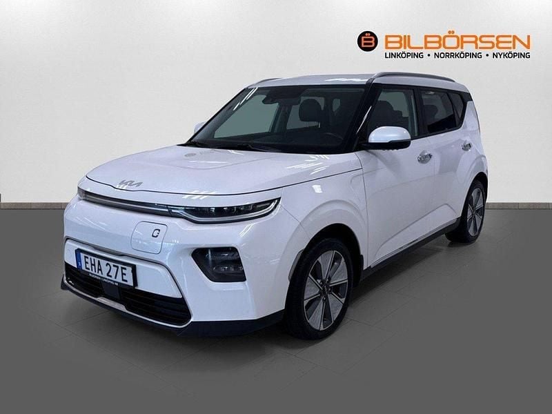 Vit Begagnad 2022 Kia Soul EV Advance SUV | 209 900 kr (Lite dyr) - Bild 1/4
