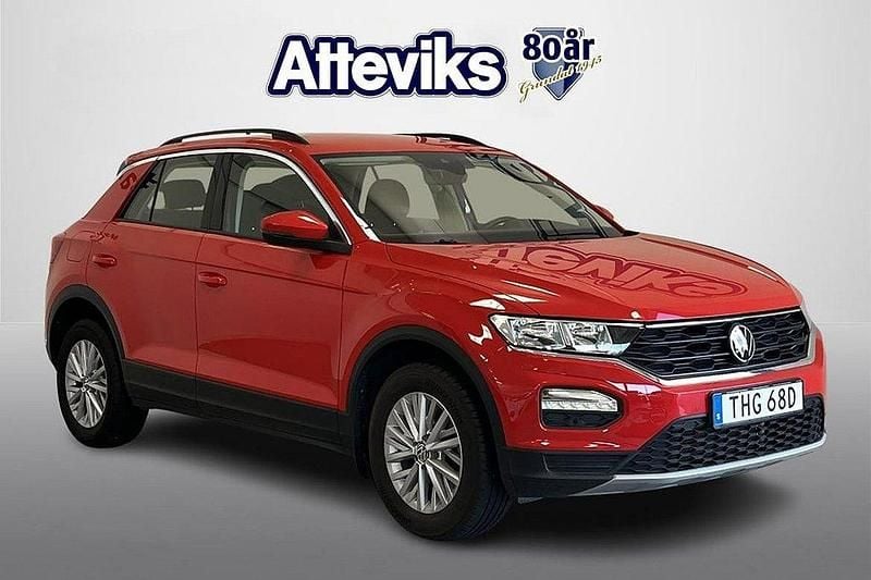 Röd Begagnad 2021 VW T-Roc Style SUV | 199 000 kr (Superpris) - Bild 1/4