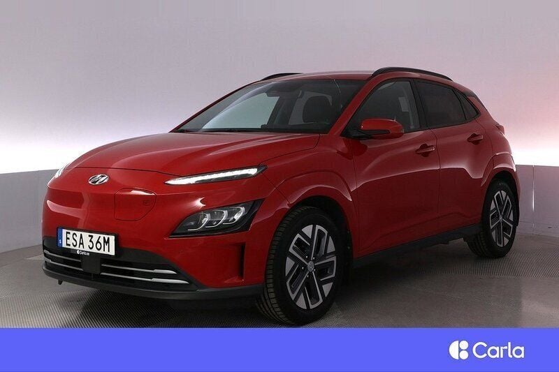 Röd Begagnad 2022 Hyundai Kona Essential SUV | 179 900 kr (Marknadspris) - Bild 1/4
