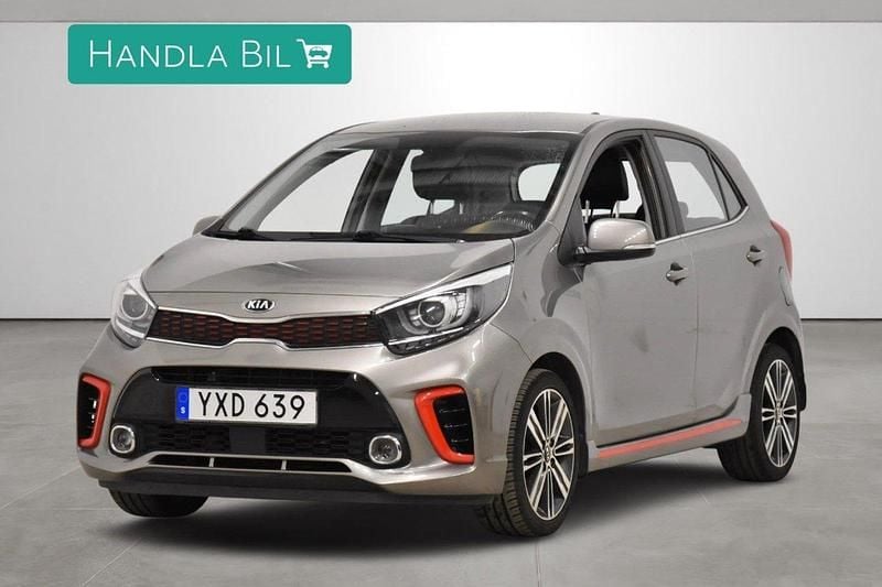 Grå Begagnad 2018 Kia Picanto GT-Line Halvkombi | 107 000 kr (Bra pris) - Bild 1/4