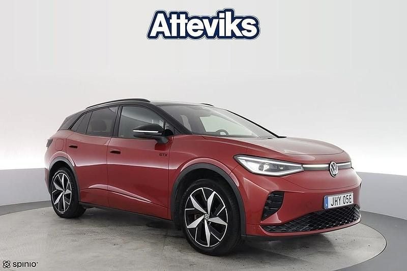 Begagnad VW ID.4 GTX 250 kW (340 HK) 2022 Mörkröd SUV