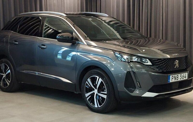 Grå Begagnad 2020 Peugeot 3008 GT SUV | 229 500 kr (Marknadspris) - Bild 1/4