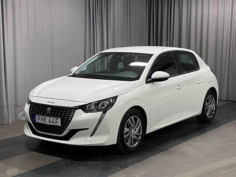 Begagnad Peugeot 208 Active 75 HK (55 kW) 2021 Vit Halvkombi