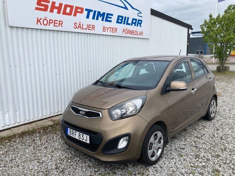 Brun Begagnad 2013 Kia Picanto Halvkombi | 29 900 kr (Bra pris) - Bild 1/4