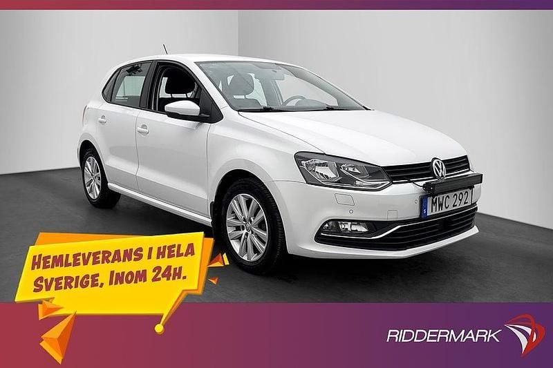 Vit Begagnad 2017 VW Polo | 119 900 kr (Marknadspris) - Bild 1/3