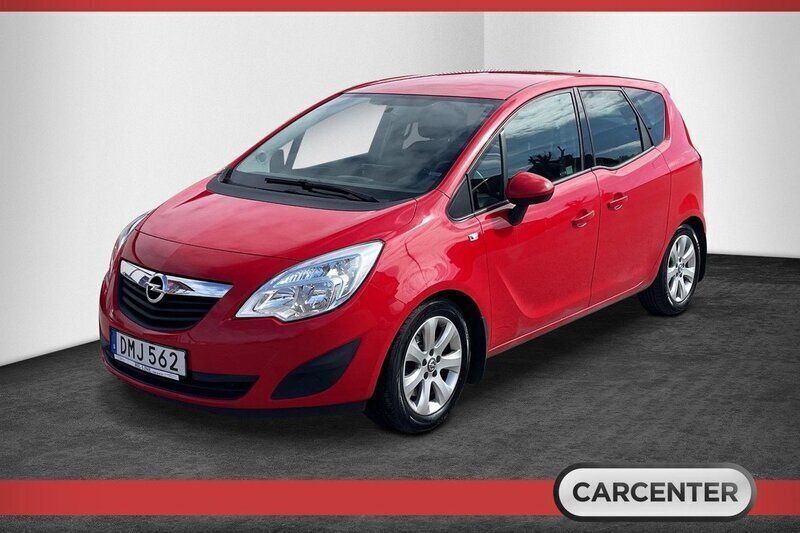 Röd Begagnad 2011 Opel Meriva Enjoy Minibuss | 62 500 kr - Bild 1/4