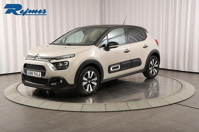 Begagnad Citroën C3 PureTech 110 HK (80 kW) 2021 Grå Halvkombi