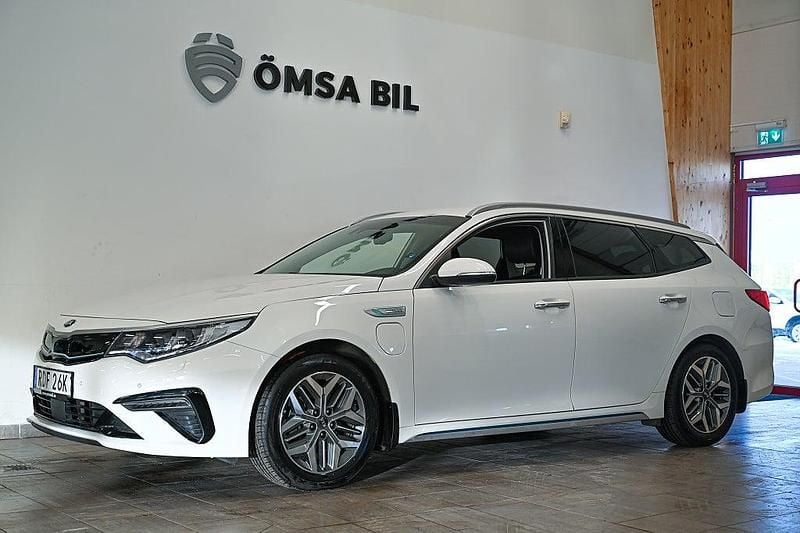 Vit Begagnad 2019 Kia Optima Advance Kombi | 164 800 kr (Marknadspris) - Bild 1/4