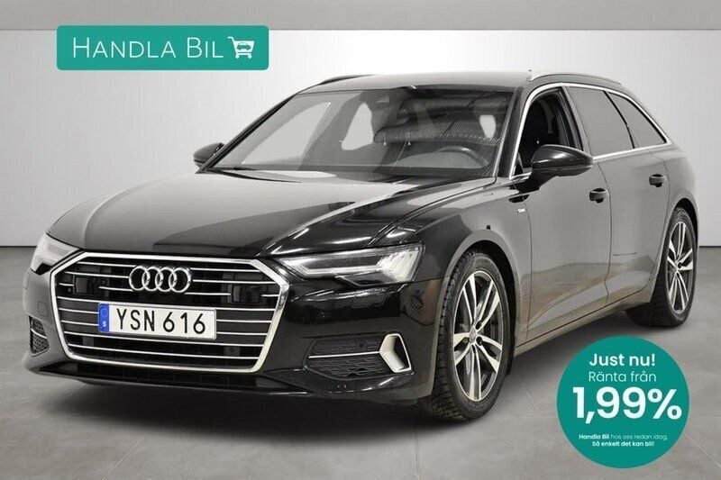 Svart Begagnad 2018 Audi A6 S-Line Kombi | 299 900 kr (Dyr) - Bild 1/3